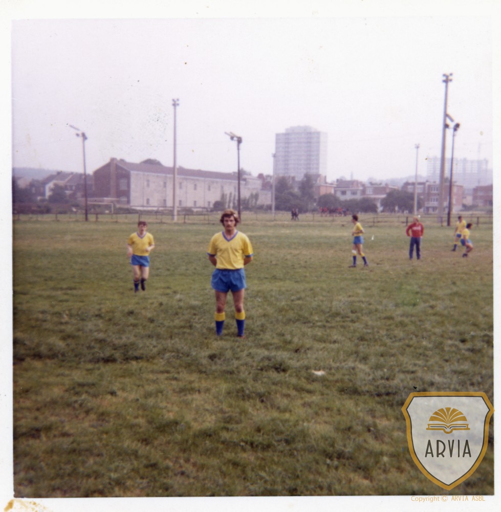 HERVE-1973-FC HERVE-Echauffement premier match DIII à ...